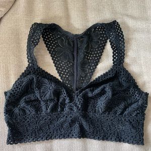 Black Crochet Aerie Bralette